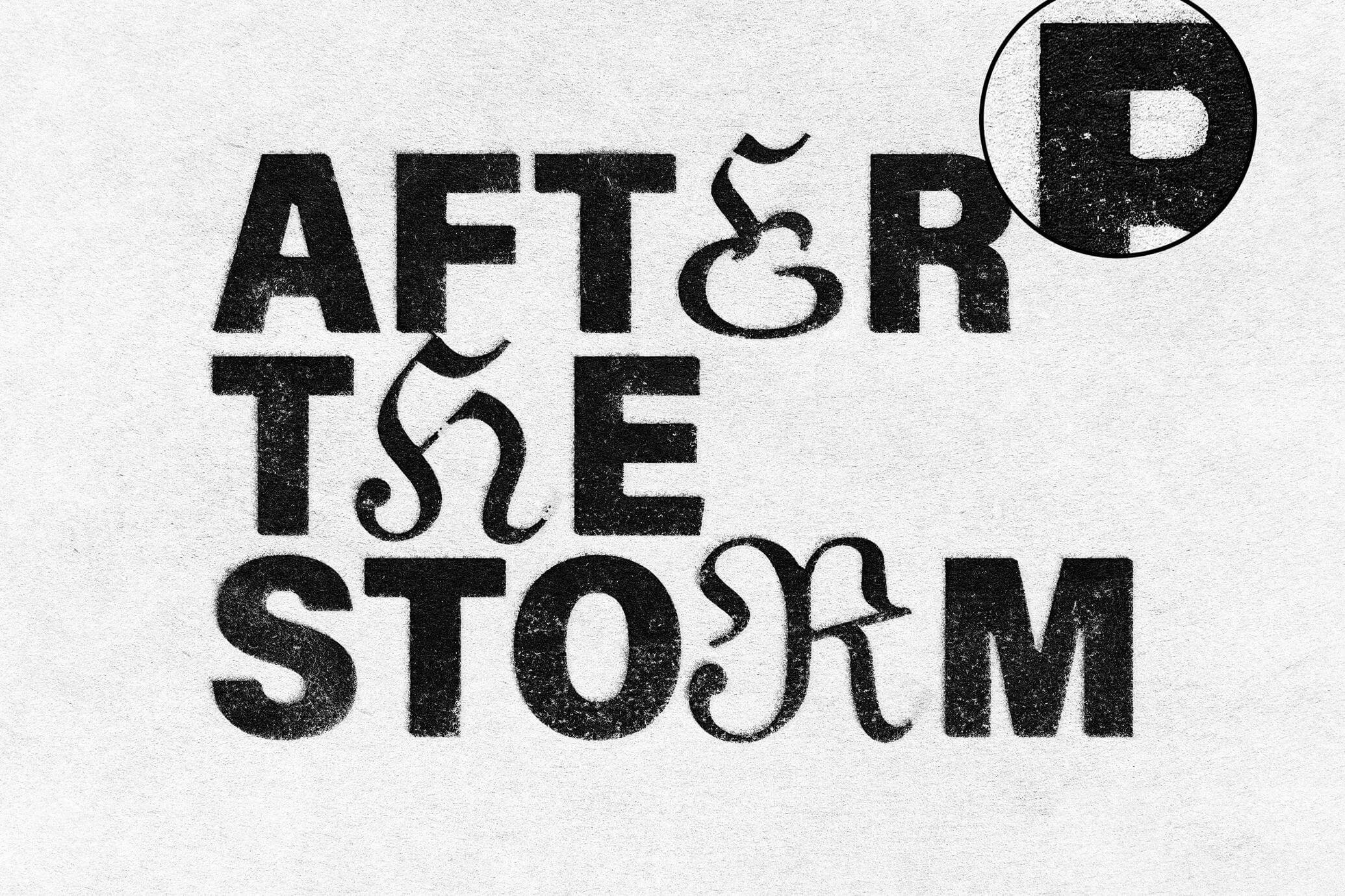 Free Stamp Print Text & Logo Template PSD