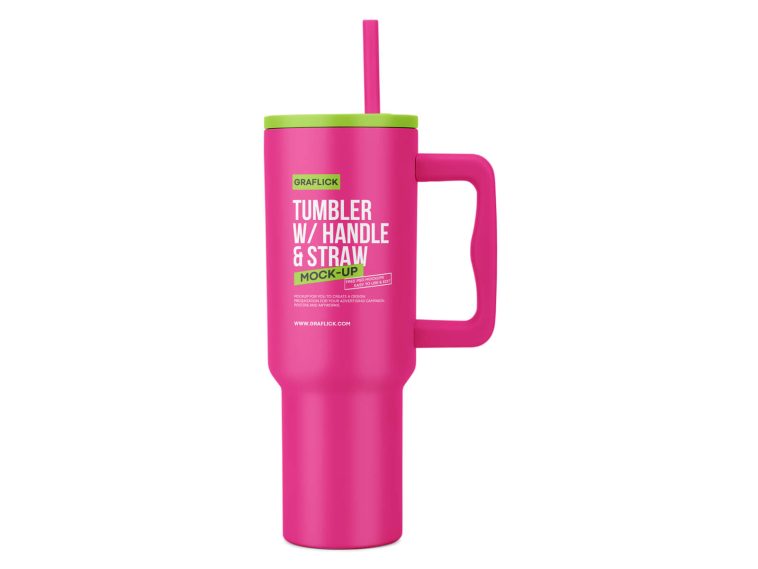 Free Travel Tumbler Mockup PSD