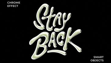 Free Vivid Chrome Text And Logo Effect PSD