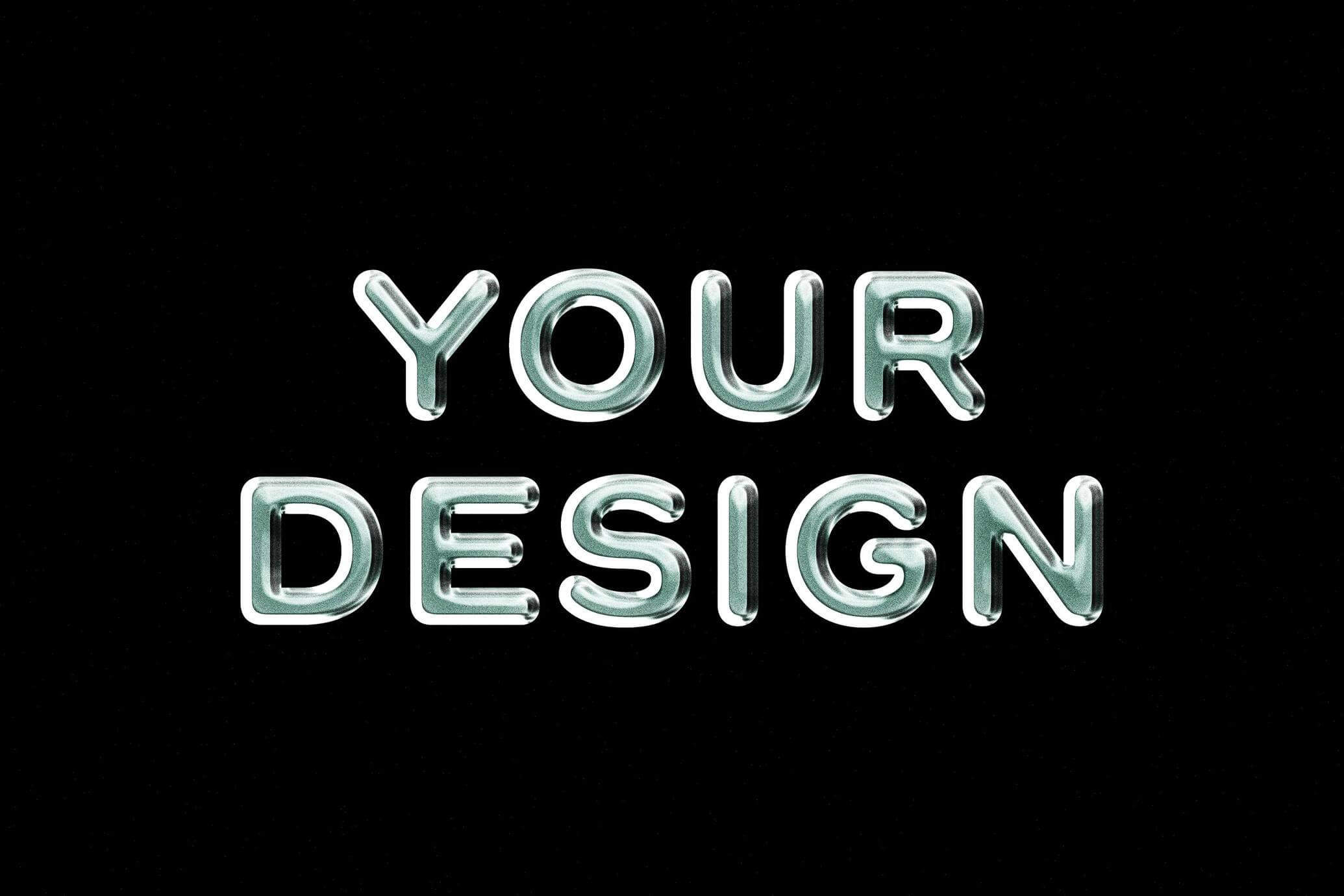 Free Vivid Chrome Text And Logo Effect PSD