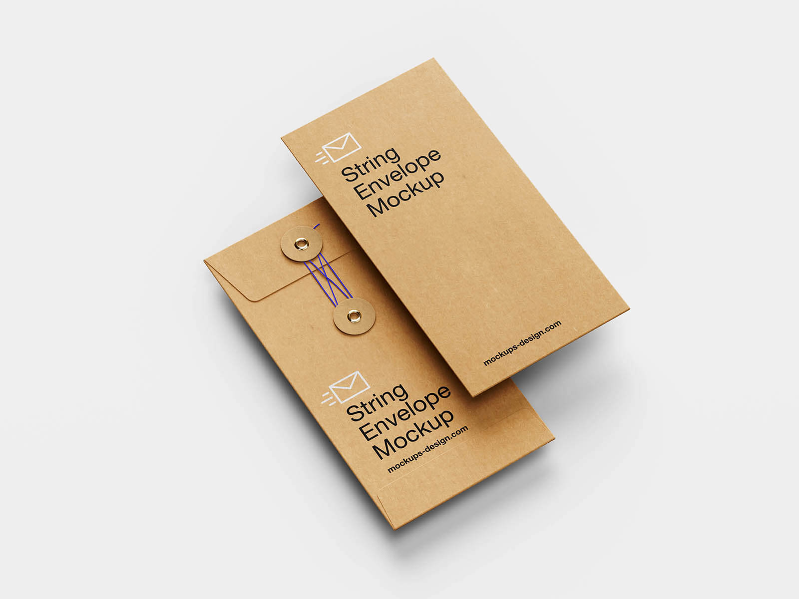 5 Free DL Flyer String Envelope Mockup PSD Files