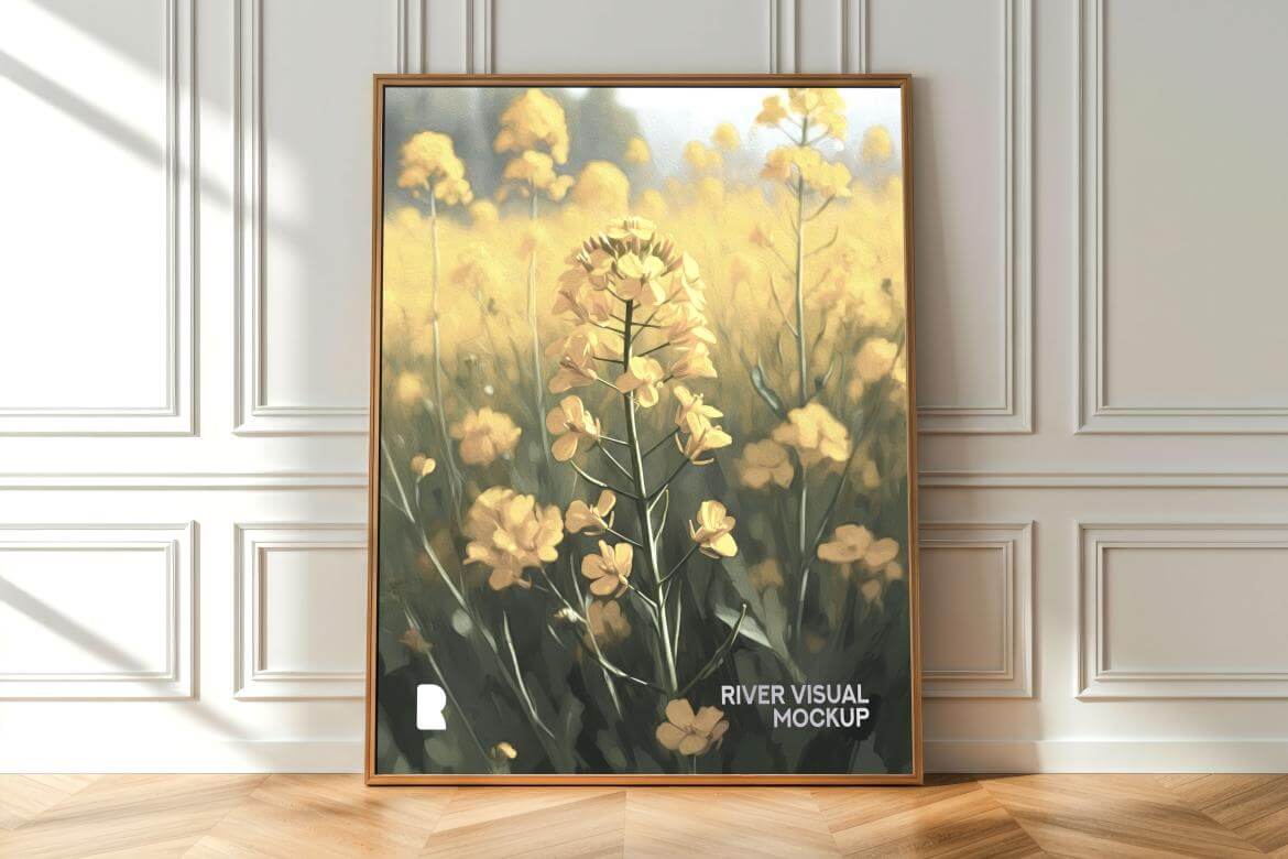 Free Classic Frame Mockup PSD