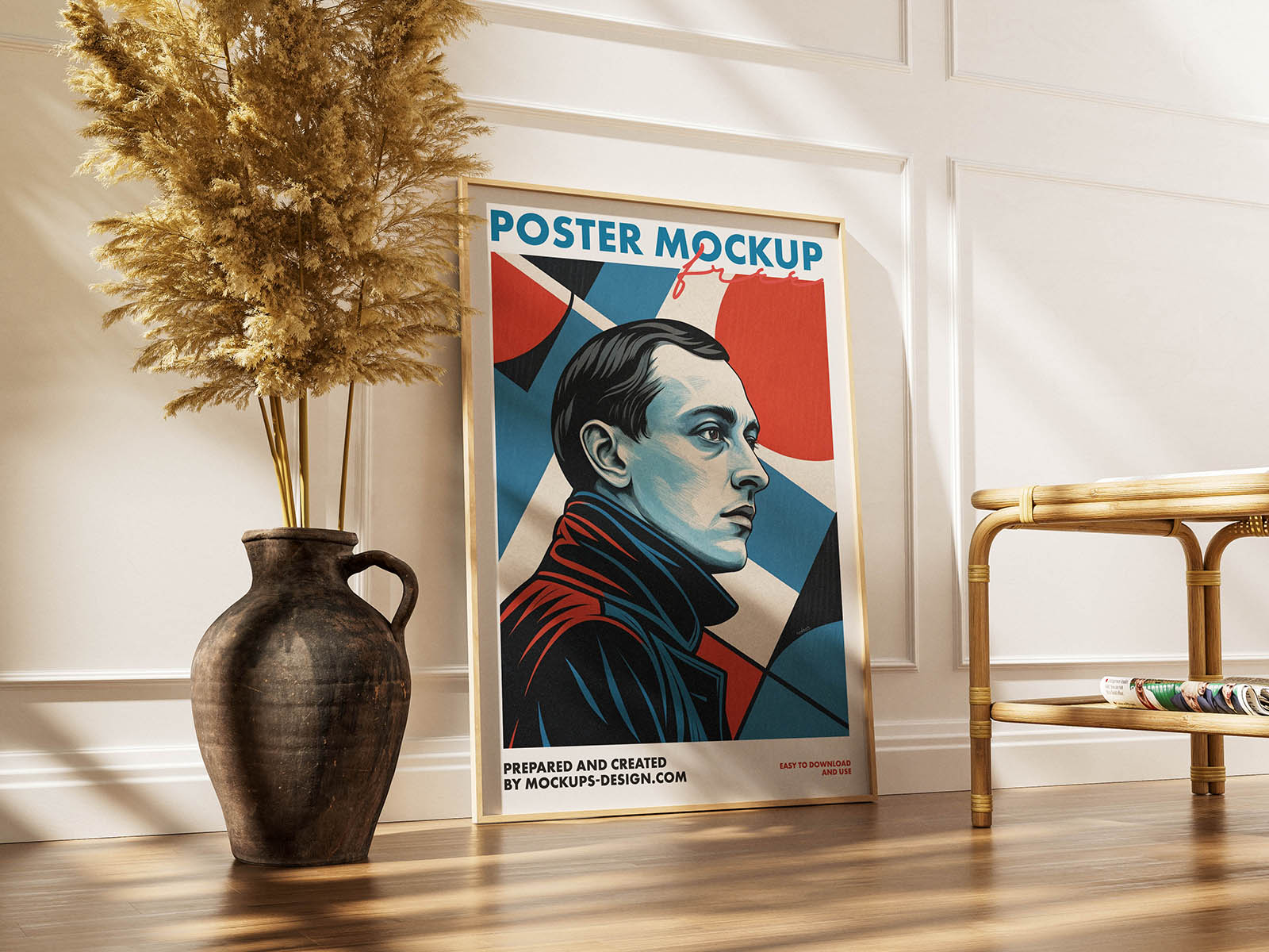 Free Elegant Interior Poster Mockup PSD Set
