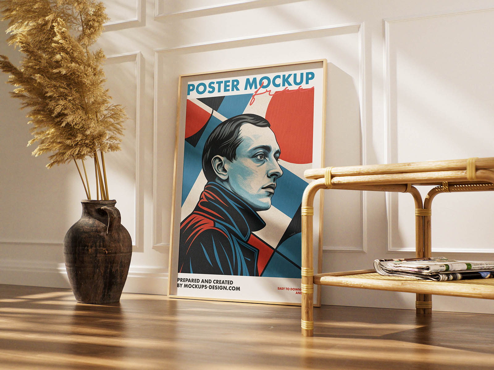 Free Elegant Interior Poster Mockup PSD Set