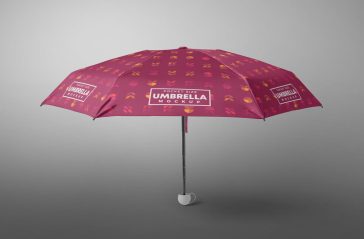 Free Pocket Size Umbrella Mockup PSD