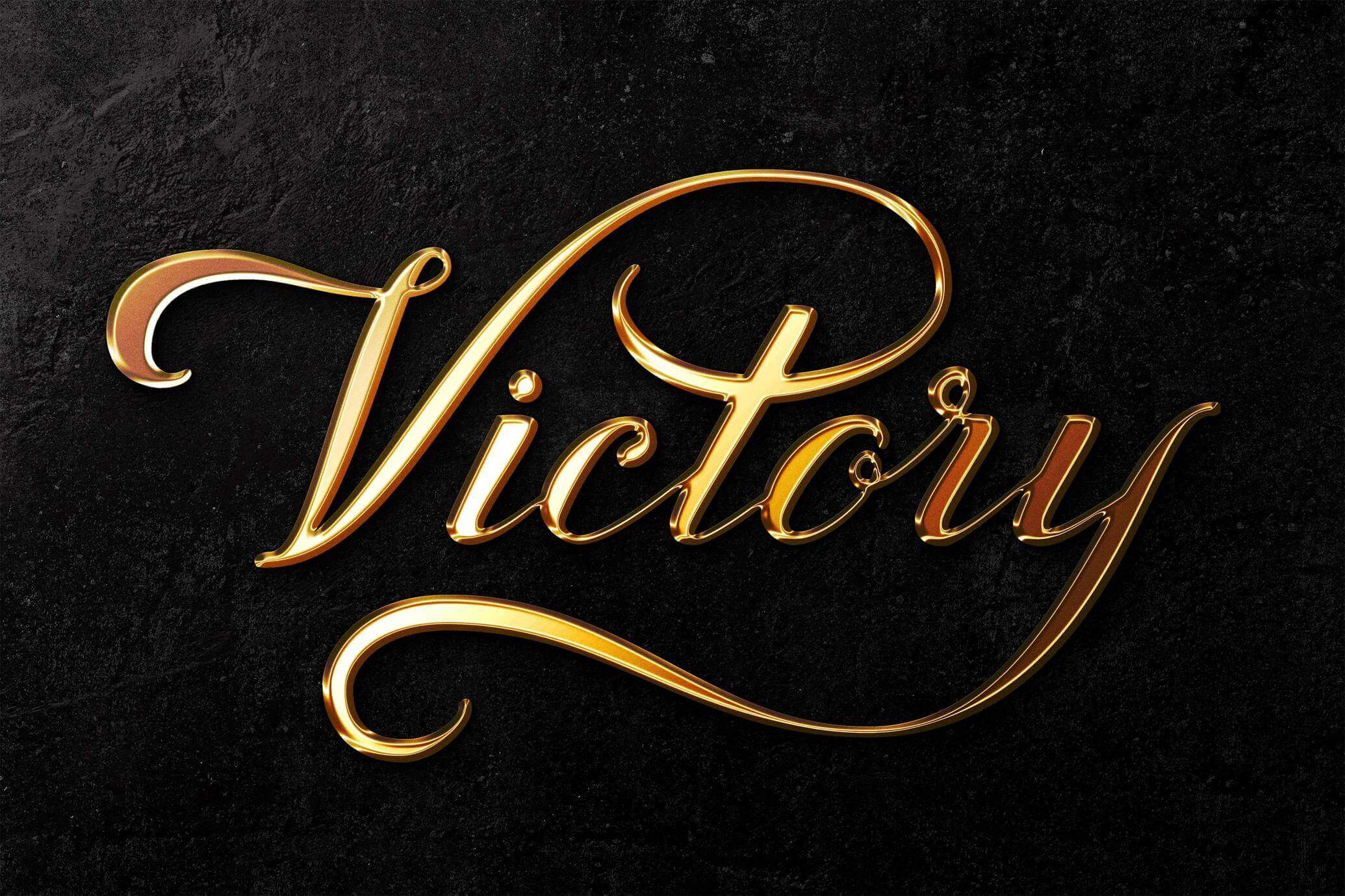 Free Shining Gold Text And Logo Effect PSD