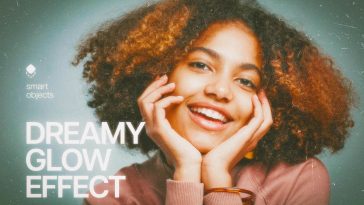 Free Soft Dream Glow Photo Effect PSD
