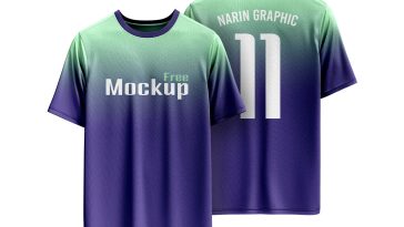 Free T-Shirt Mockup Template PSD