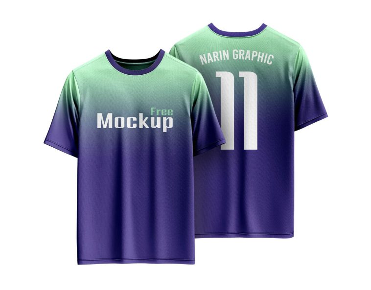 Free T-Shirt Mockup Template PSD