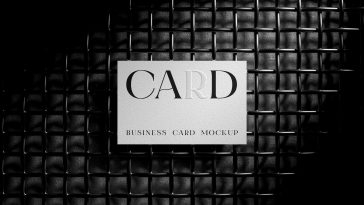Free Urban Business Card Mockup PSD