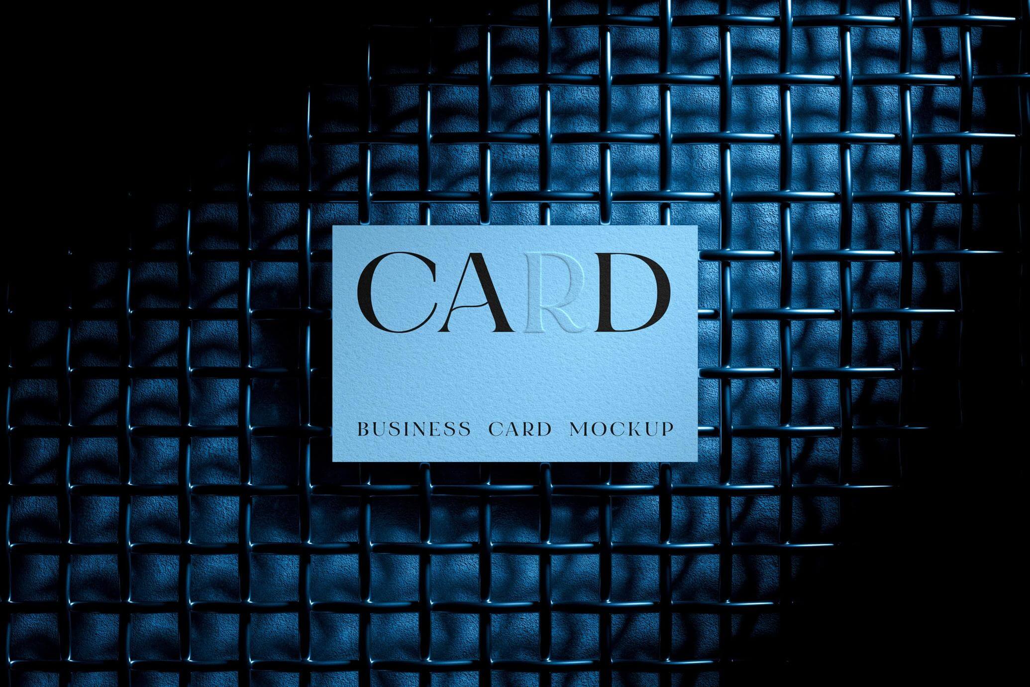 Free Urban Business Card Mockup PSD