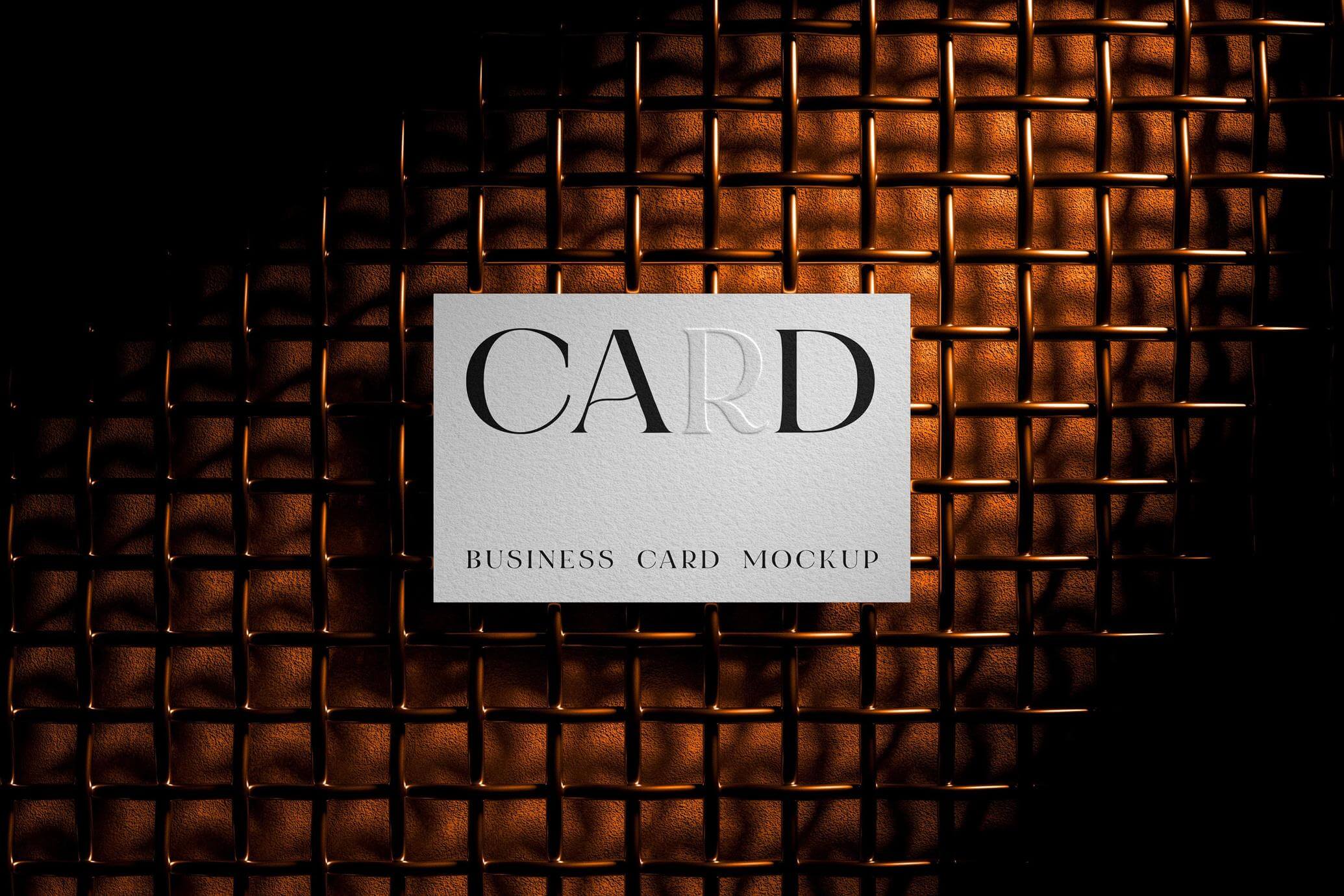 Free Urban Business Card Mockup PSD