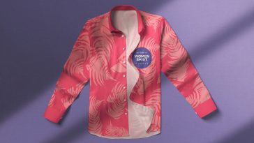 Free Women’s Shirt Mockup Branding PSD
