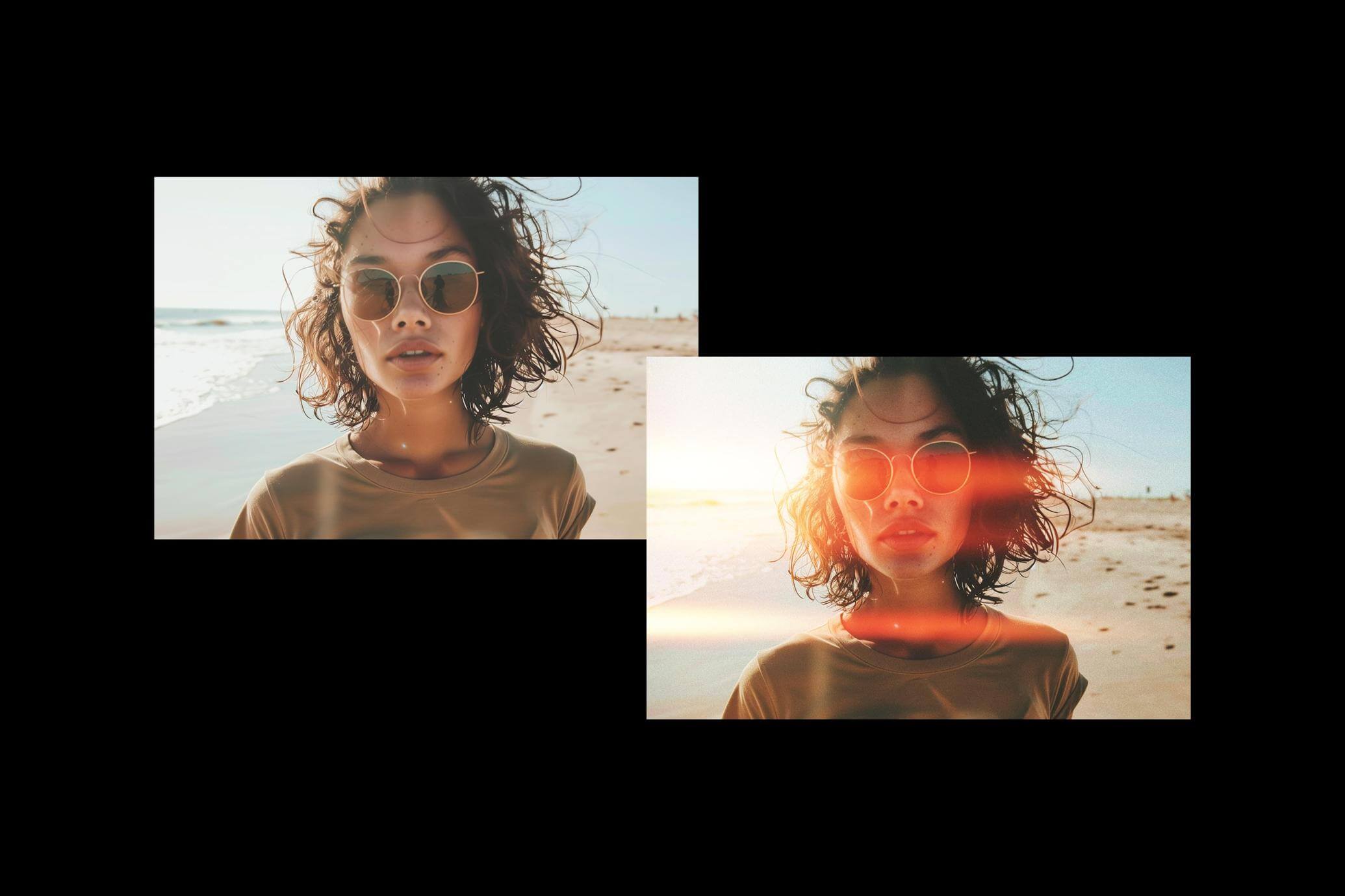 Free Film Burn Overlay Effect PSD