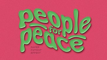 Free Paper Cutouts Text And Logo Effect