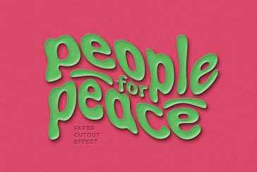 Free Paper Cutouts Text And Logo Effect