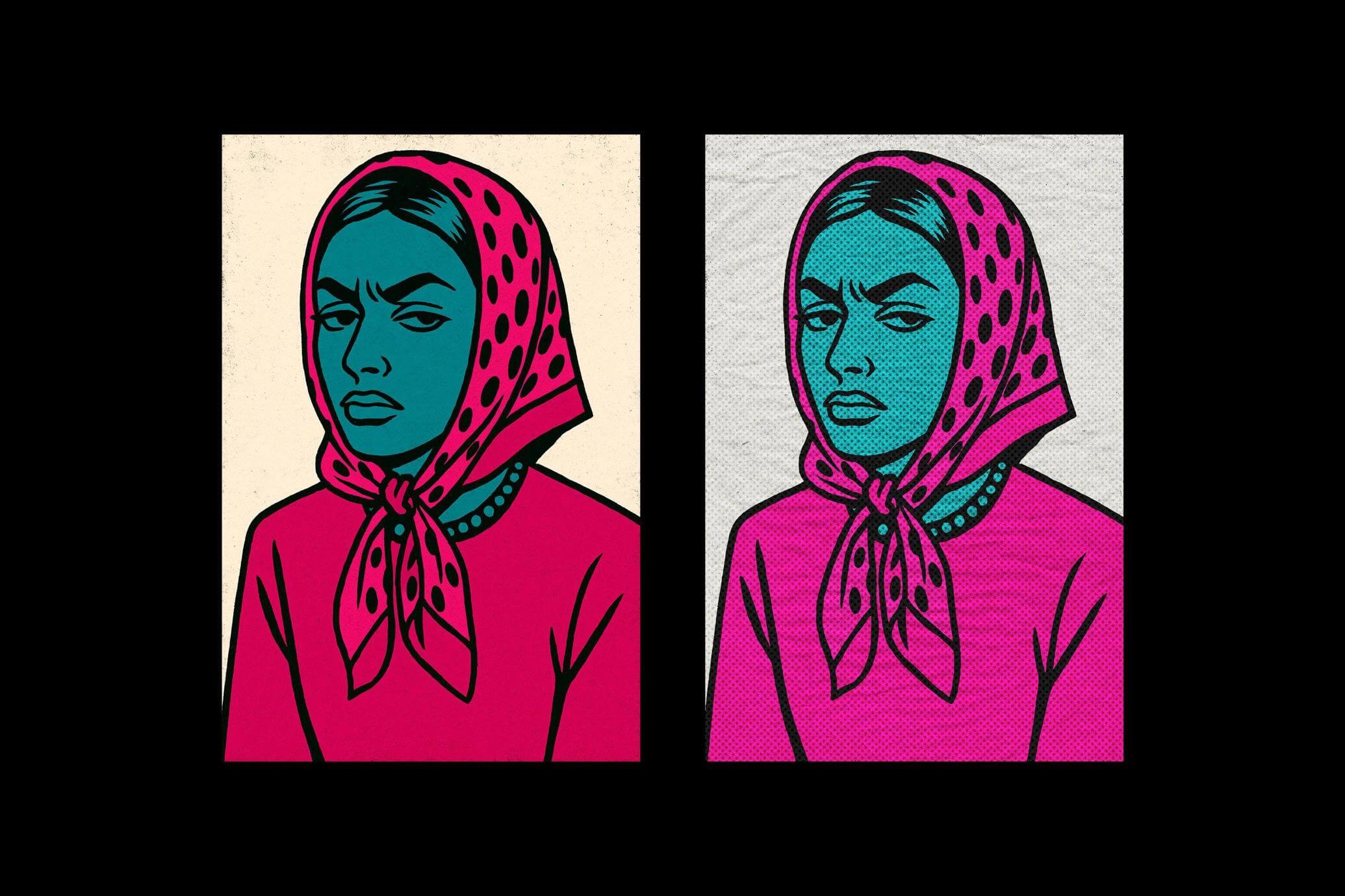 Free Retro Star Poster Design Effect PSD