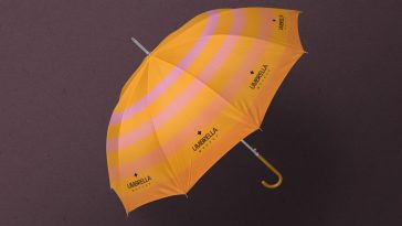 Free Branding Umbrella Mockup PSD