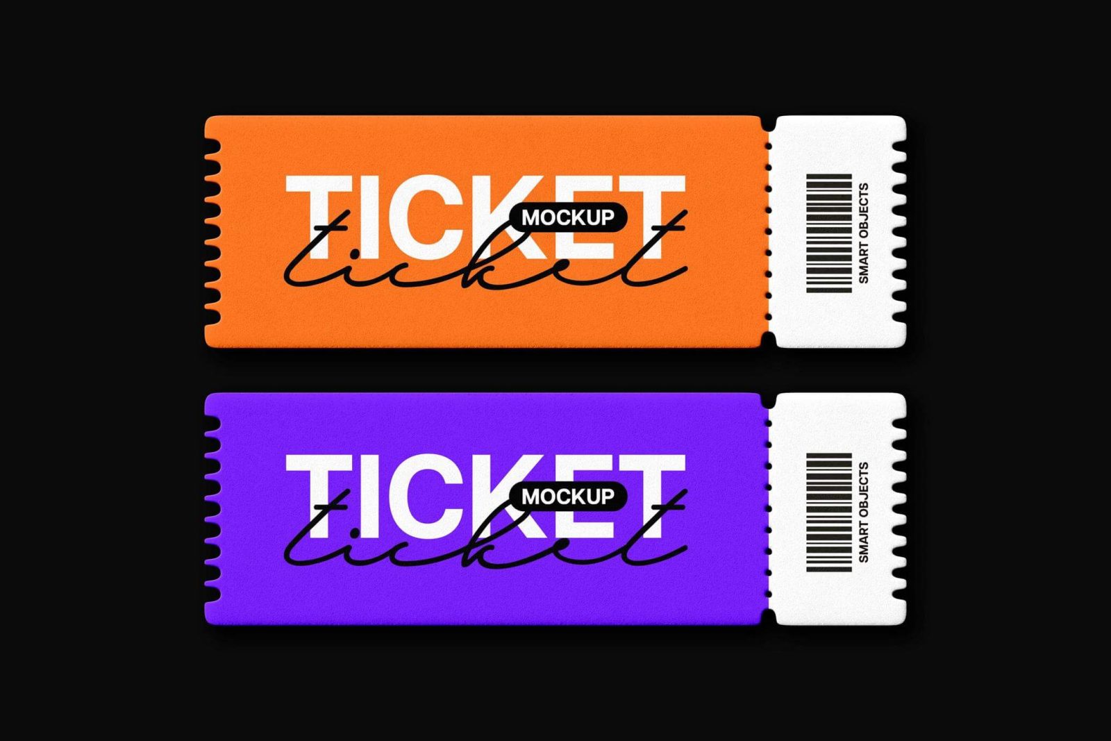 Free Event Ticket Mockup