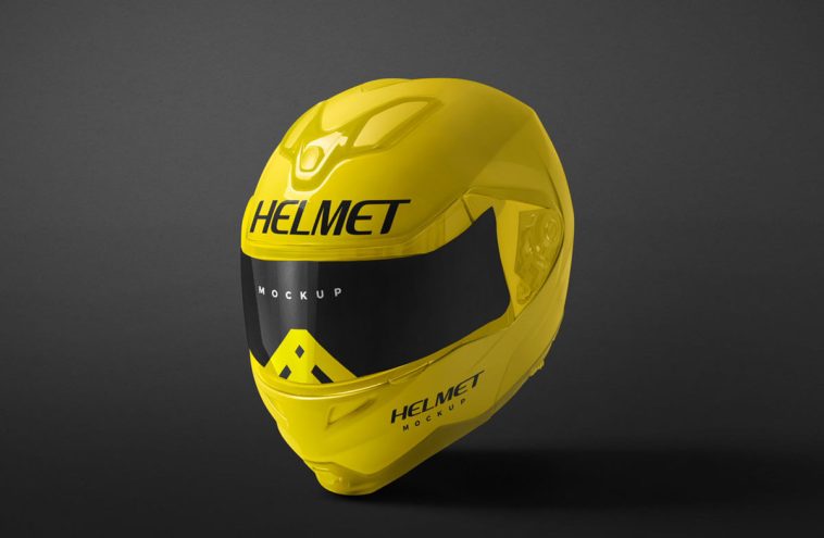 Free Motorcycle Helmet Mockup PSD