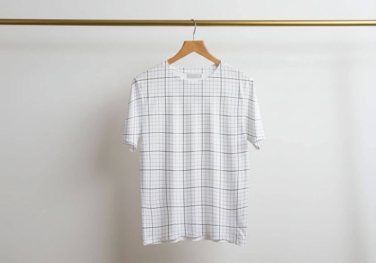 Free T-shirt On Hanger Mockup PSD