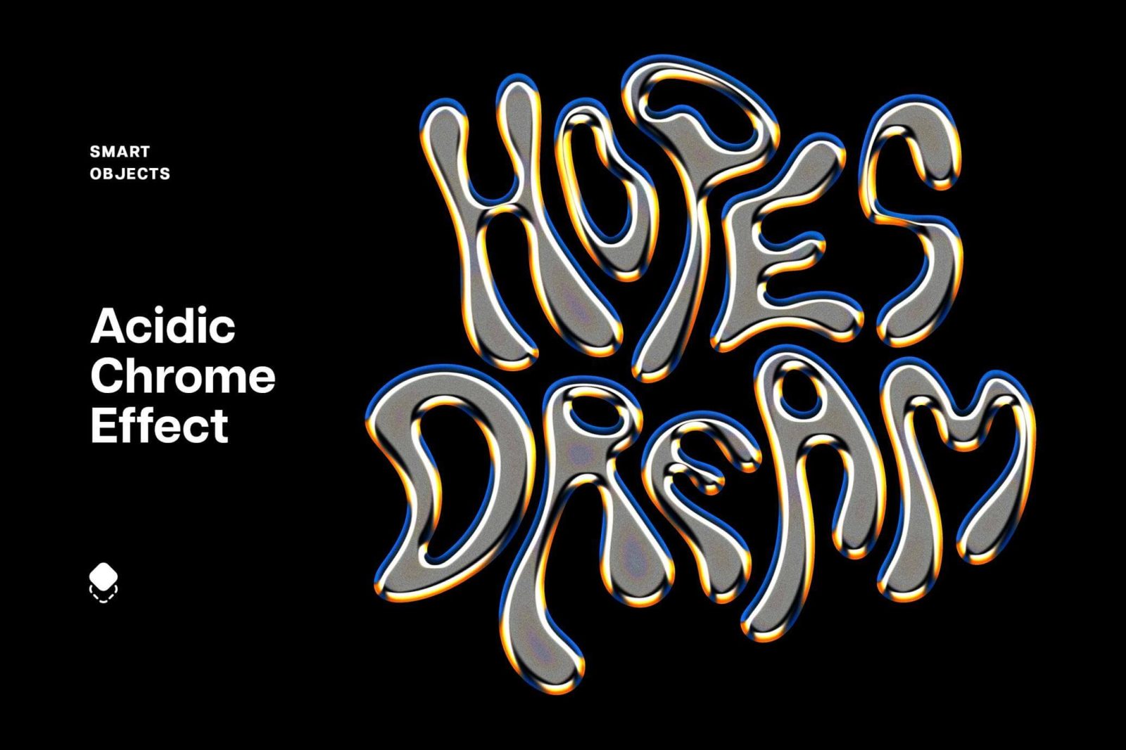 Free Acidic Chrome Effect PSD