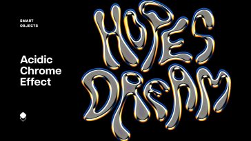 Free Acidic Chrome Effect PSD