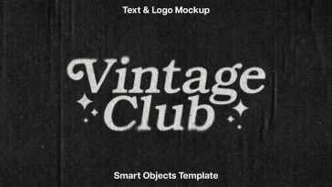 Free Dusty Halftone Print Text Effect PSD