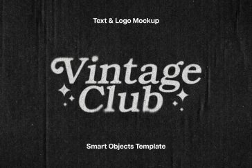 Free Dusty Halftone Print Text Effect PSD