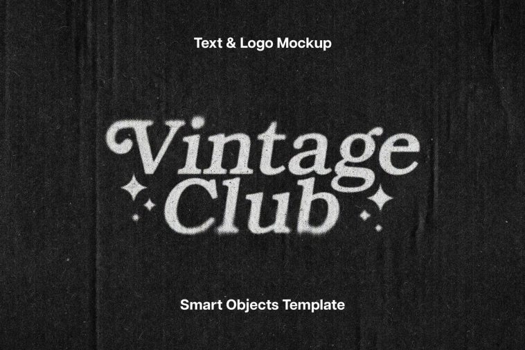 Free Dusty Halftone Print Text Effect PSD