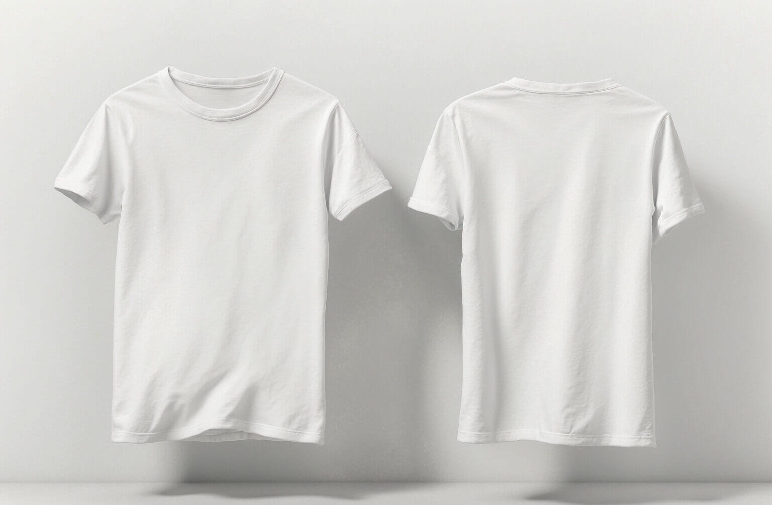 Free Front And Back T-shirt Mockups PSD