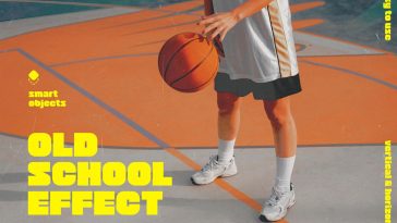 Free Old School Photo Effect PSD