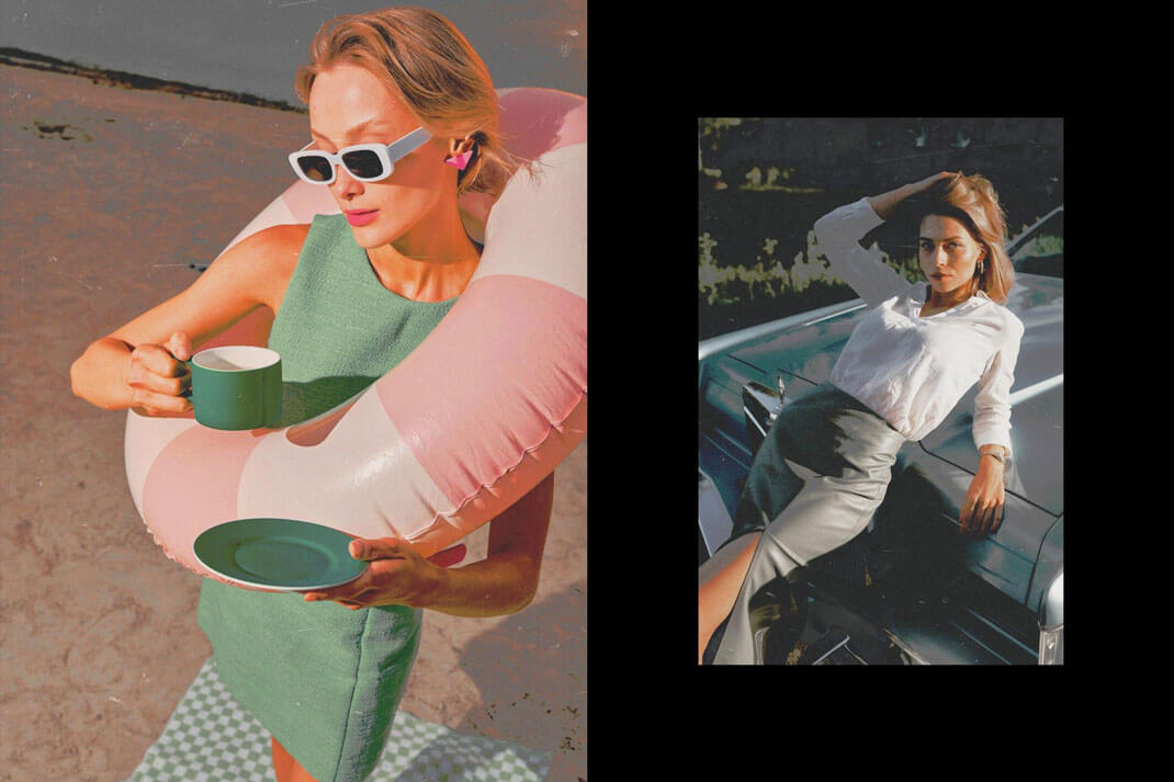 Free Old School Photo Effect PSD