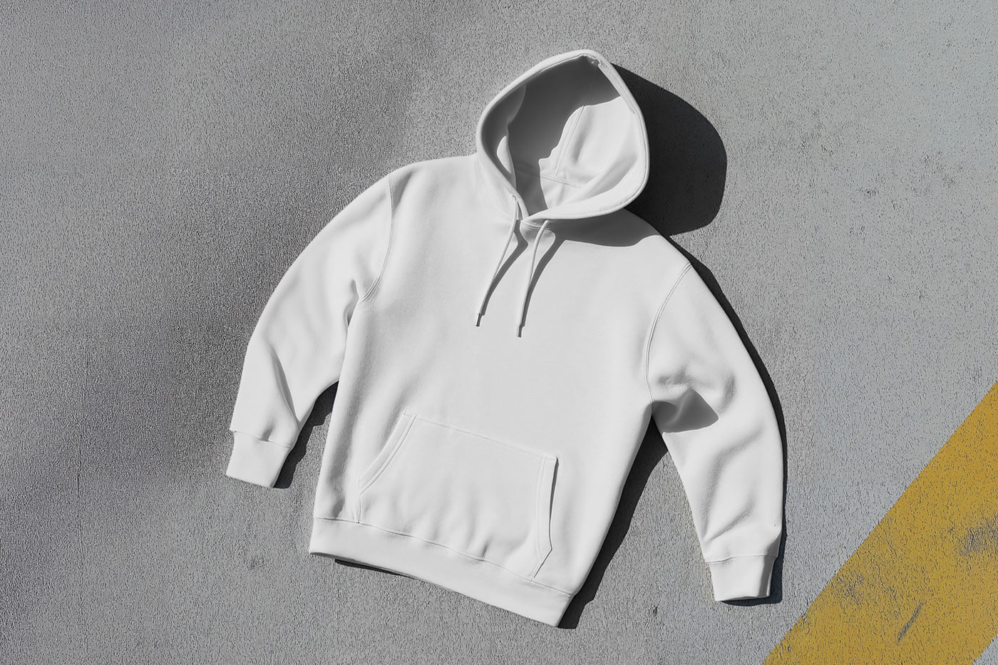 Free Men’s Pullover Hoodie Mockup PSD