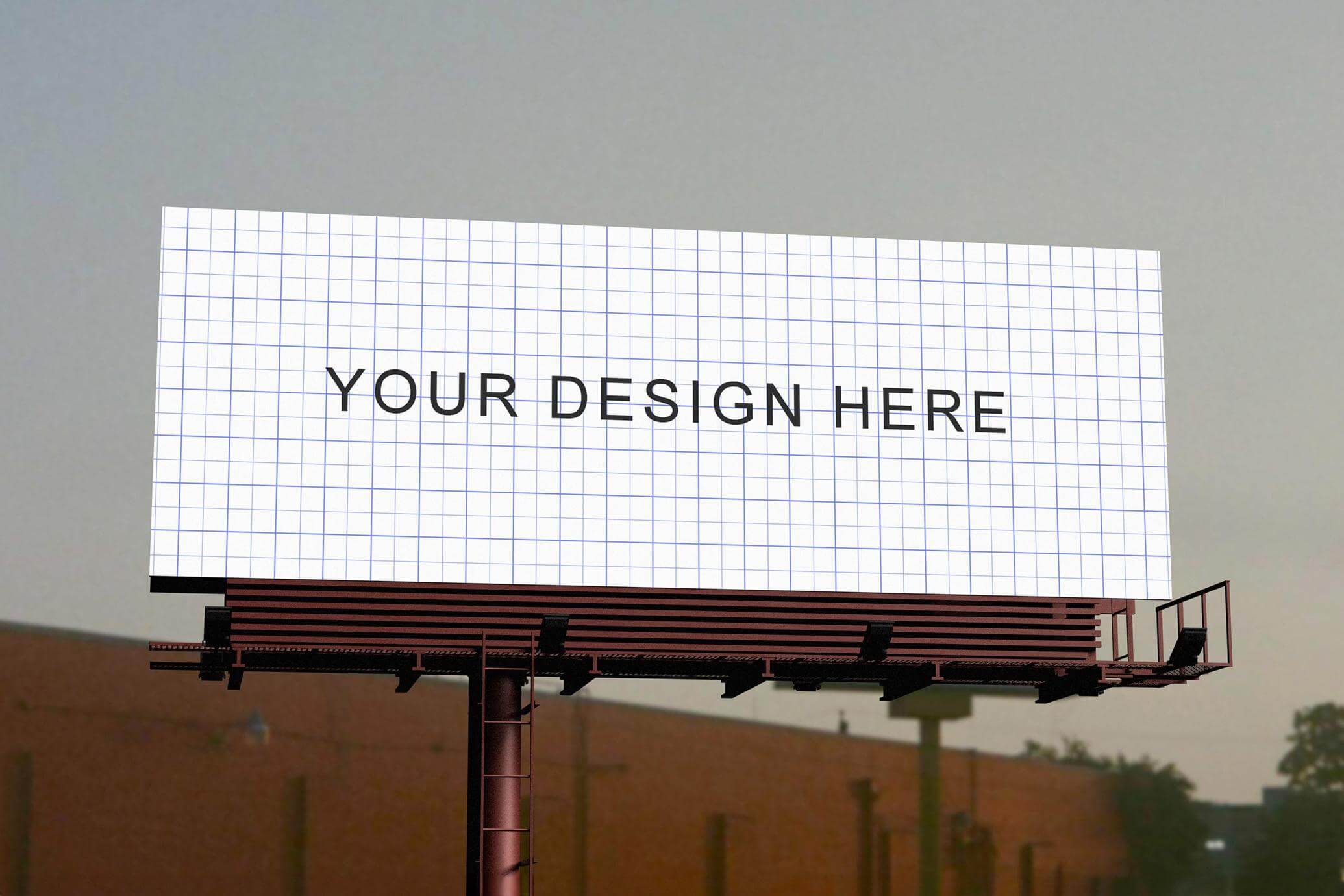 Free Urban Billboard Mockup PSD
