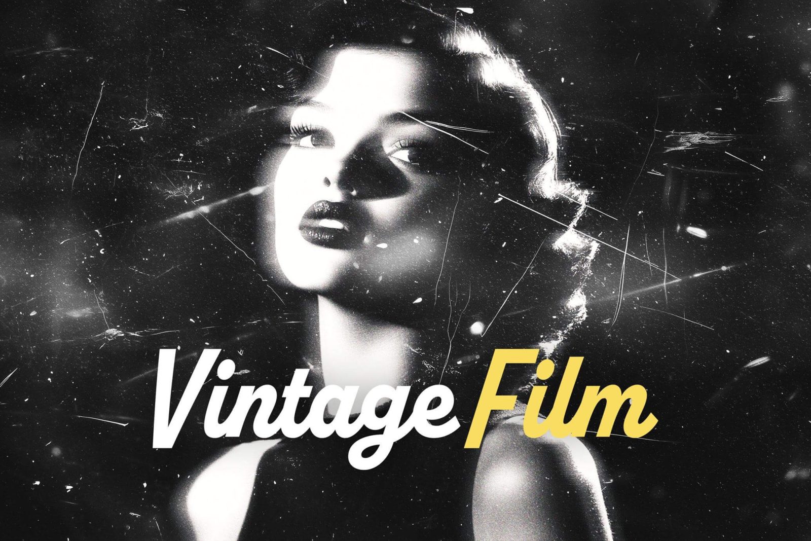 Free Vintage Film Photo Effect PSD