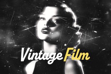 Free Vintage Film Photo Effect PSD