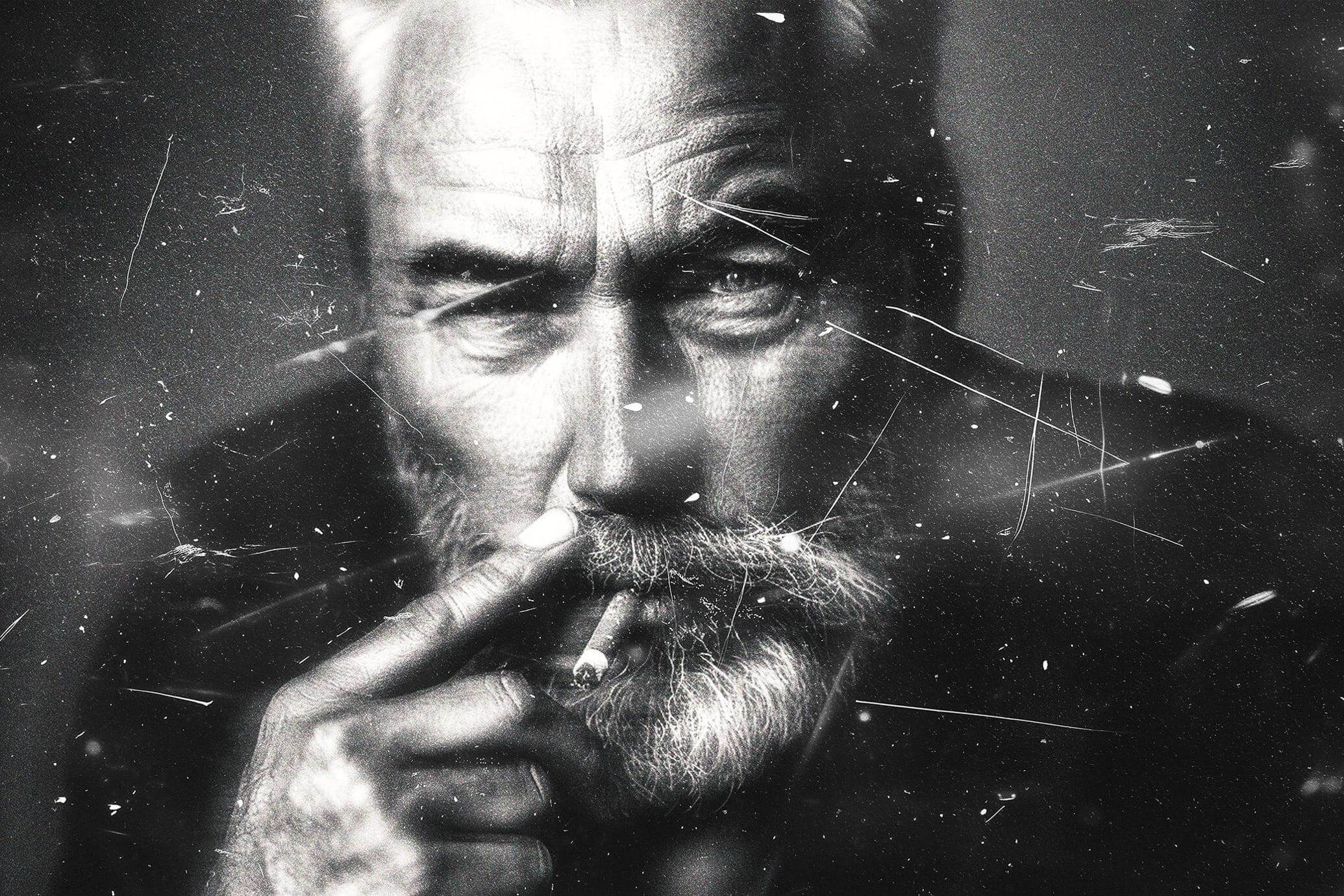 Free Vintage Film Photo Effect PSD