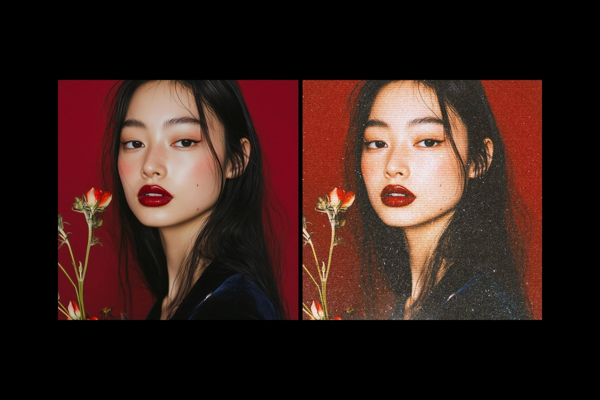 Free Vintage Postcard Halftone Effect PSD