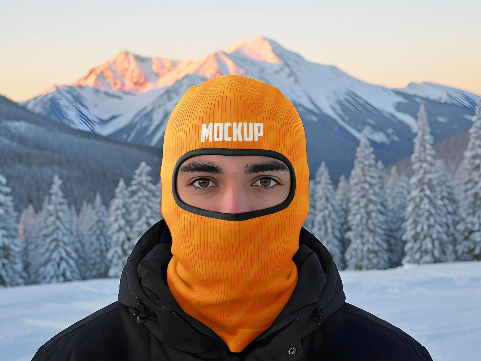 Free Balaclava Ski Mask Mockup PSD