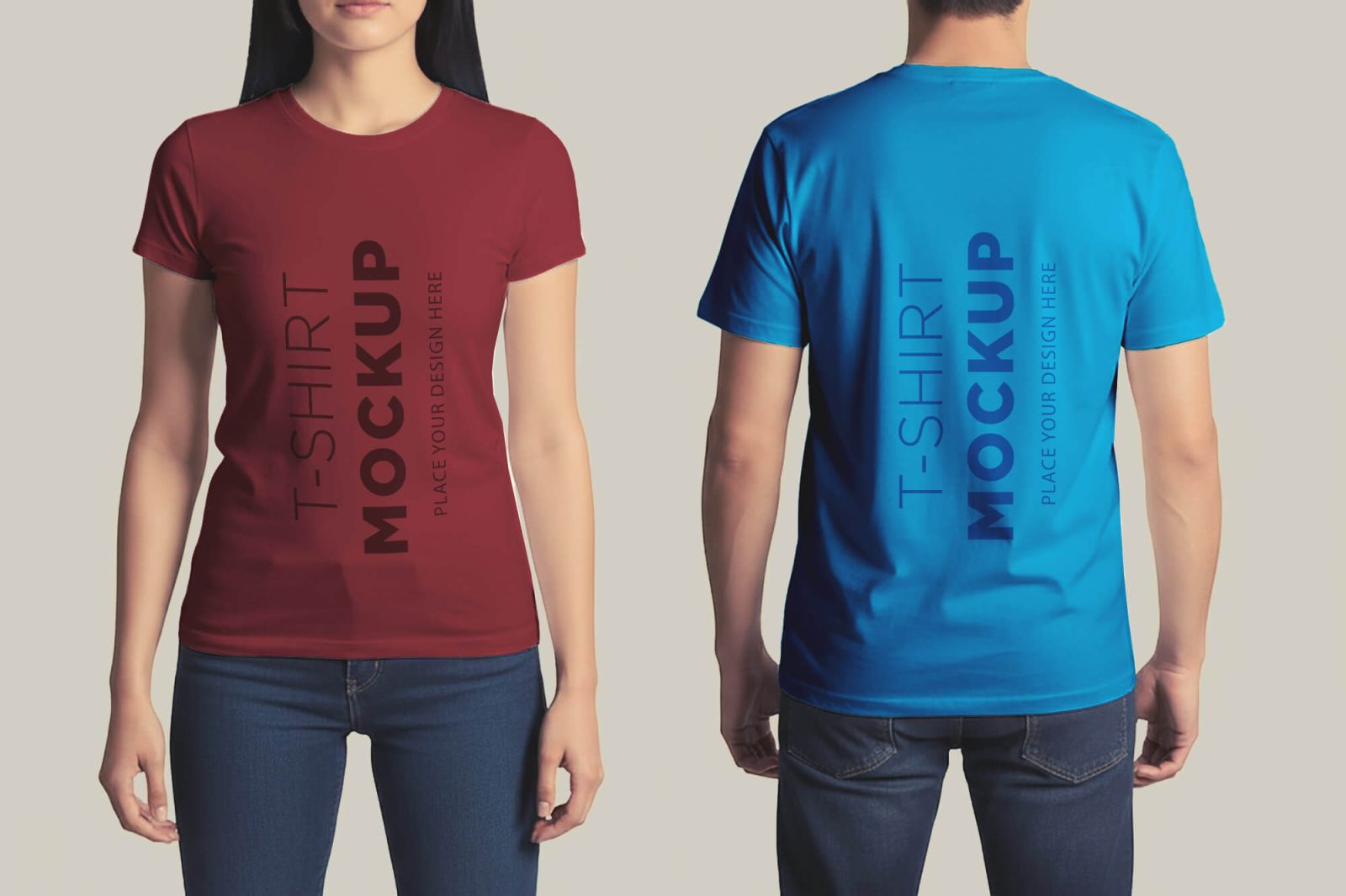 Free Branding T-Shirt Mockup PSD