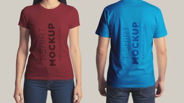 Free Branding T-Shirt Mockup PSD
