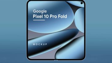Free Google Pixel 10 Pro Fold Mockup PSD