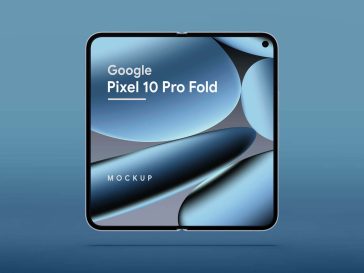Free Google Pixel 10 Pro Fold Mockup PSD