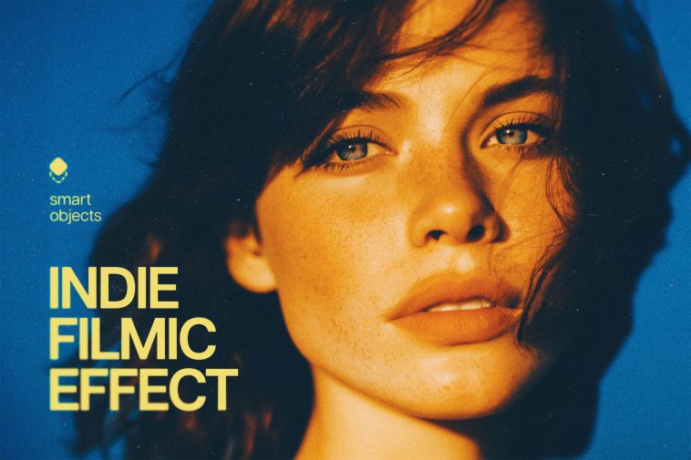 Free Indie Filmic Photo Effect PSD