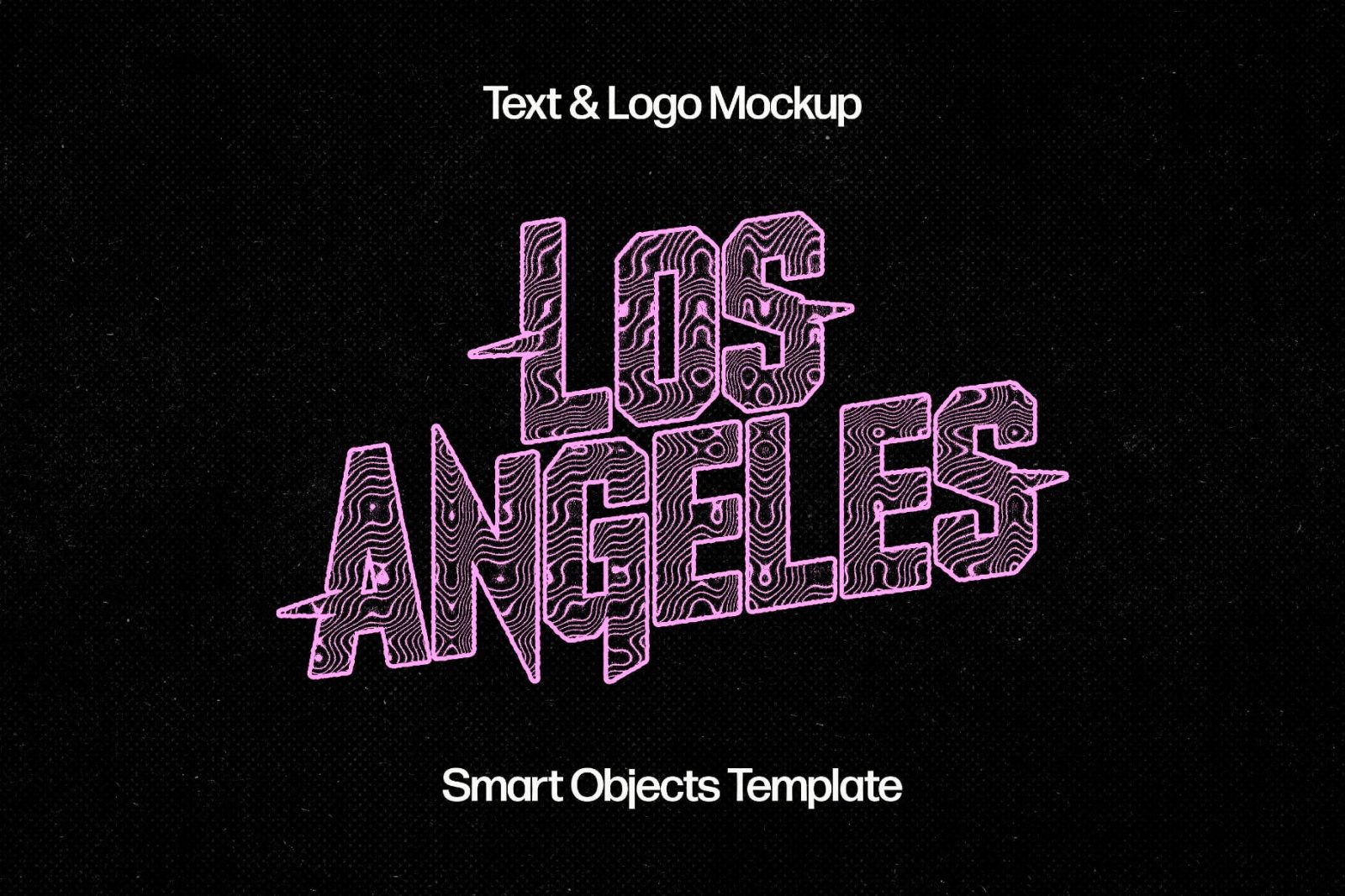 Free Trippy Ink Stamp Text Effect PSD