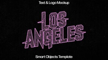 Free Trippy Ink Stamp Text Effect PSD