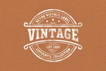 Free Vintage Stamp Effect PSD