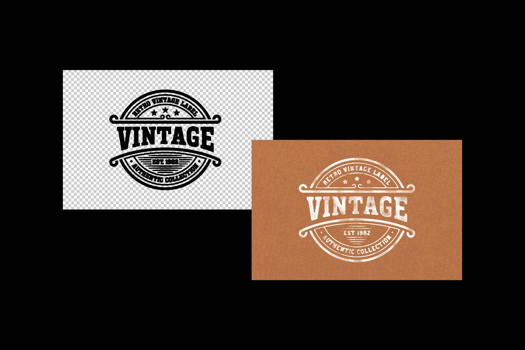 Free Vintage Stamp Effect PSD