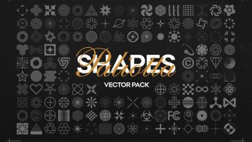 Free 160 Shapes Vector Pack for Photoshop – PSD, AI, EPS Files